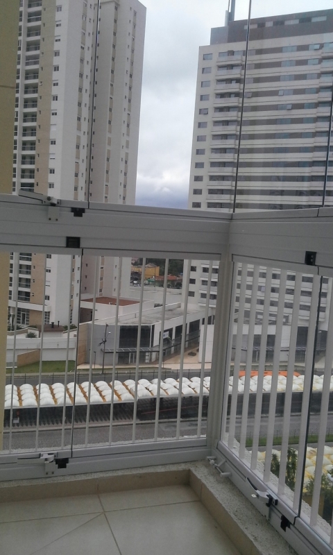 Fechamento da Sacada com Vidro Orçamento Vila Hauer - Fechamento de Sacada de Vidro