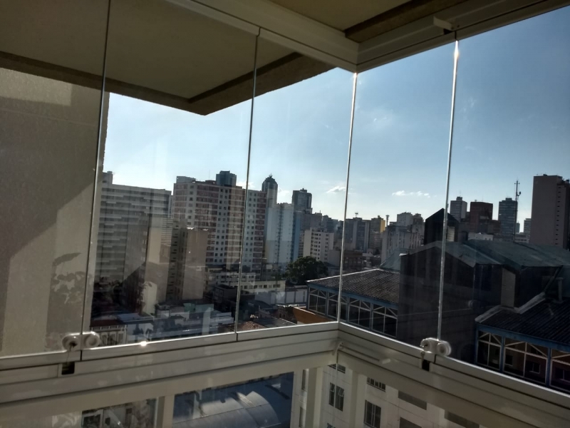 Fechamento da Sacada com Vidro Cidade Industrial de Curitiba - Fechamento de Sacada em Vidro