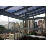 coberturas de vidro Cidade Industrial de Curitiba