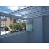 instalação de cobertura de vidro temperado Pilarzinho