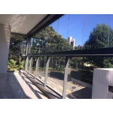 varanda com vidro fumê orçamento Centro de Adrianópolis